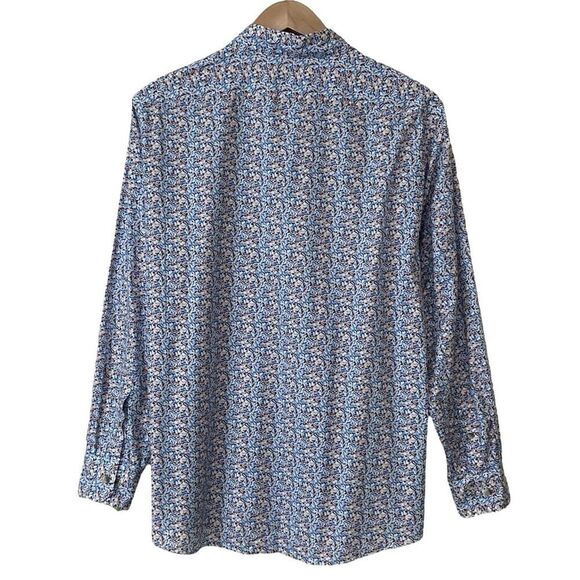 Cremieux Premium Denim Mens Size XL Button Up Shirt Long Sleeve Multicolor Print - Picture 8 of 10